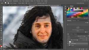 Быстрая замена лица в Фотошопе