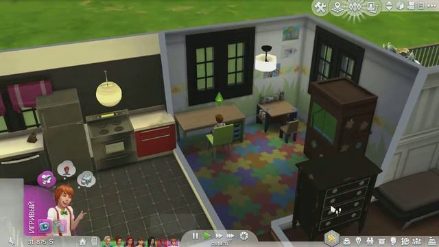 Sims 4 Challenge- 4 стихии #31 Прокачка навыков