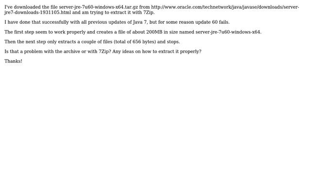 Extract Java7u60 Server on Windows смотреть онлайн