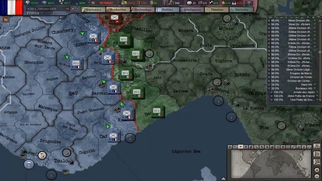 Hearts of Iron 3: For the Motherland - France - Ep 1 - Let's Play Gameplay смотреть онлайн