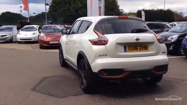 NISSAN JUKE TEKNA DIG-T WHITE 2016 смотреть онлайн