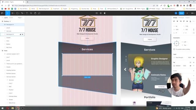 สอนออกแบบ Design Website ด้วย Figma (Workshop) #3 - Services Section смотреть онлайн