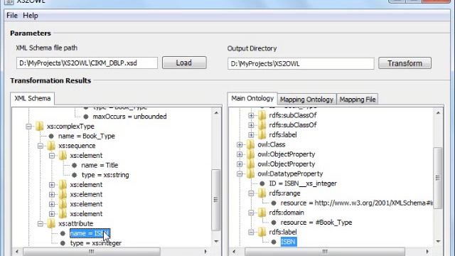 XS2OWL - Transform XML Schema to OWL syntax смотреть онлайн