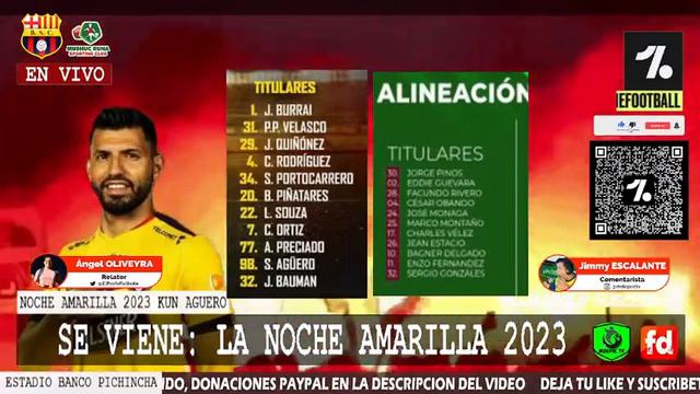 🔴 BARCELONA SC VS MUSHUC RUNA | NOCHE AMARILLA 2023 EN VIVO | KUN AGUERO смотреть онлайн