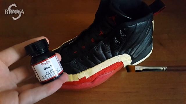 Реставрация баскетбольных кроссовок Air Jordan 12 