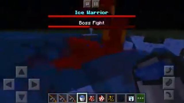 MINECRAFT ICE WARRIOR VS BIGGER PROBLEMS ADDON PART 2 смотреть онлайн