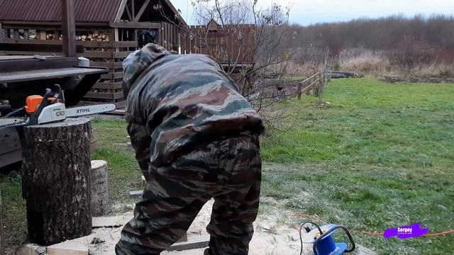 Кормушка из тыквы,тыква из дерева. смотреть онлайн