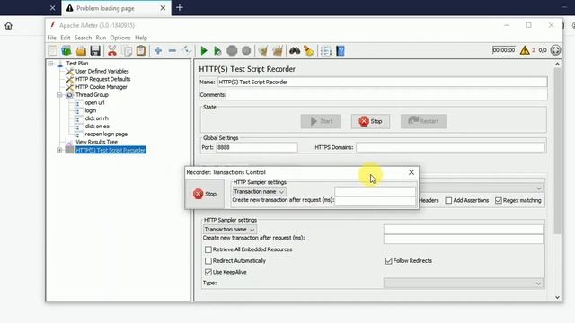 Jmeter Proxy Setting and Recording Scenario смотреть онлайн