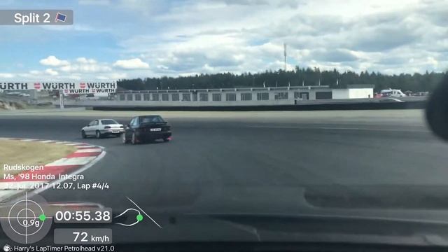 Honda Integra Type R 1998 @ CHN Rudskogen 2017 смотреть онлайн