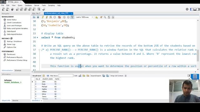 Implementing the windows functions in sql смотреть онлайн