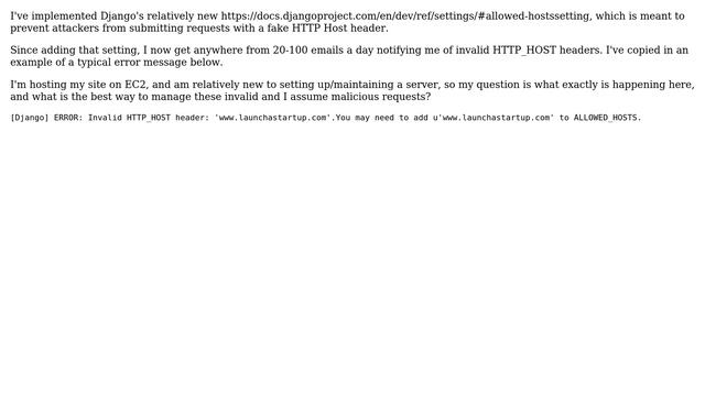 What exactly is an invalid HTTP_HOST header смотреть онлайн