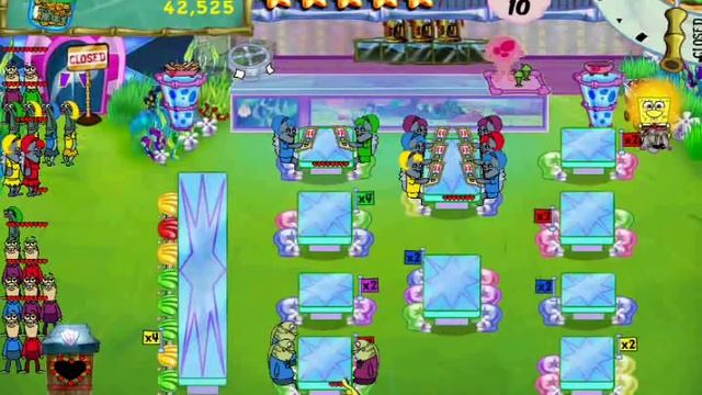 SpongeBob SquarePants Diner Dash (PC) Walkthrough (Part 13) смотреть онлайн
