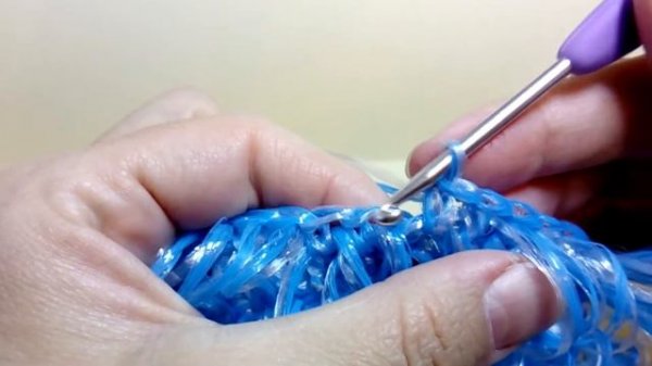 Мочалка для тех, кто любит по жестче | Вязание мочалок | Вязание крючком | ТДД