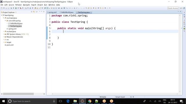 Java Spring - HelloWorld Program - Session 2 смотреть онлайн