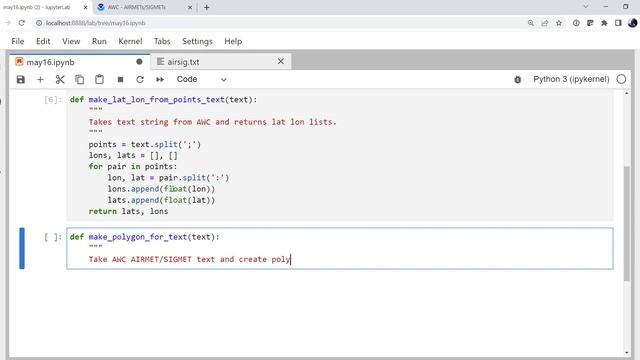 MetPy Mondays #233 - Parsing AIRMET SIGMET CSV files to Polygons смотреть онлайн