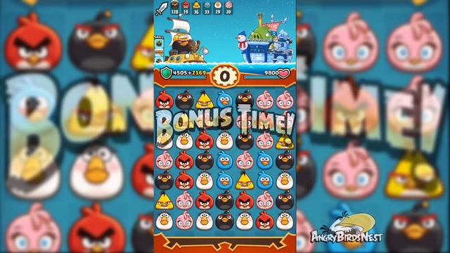 Angry Birds Fight Snow Island 8-9 Complete with 3 Stars смотреть онлайн