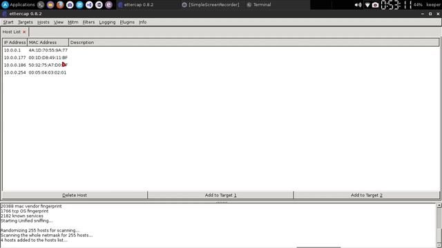 Ettercap on Arch Linux смотреть онлайн