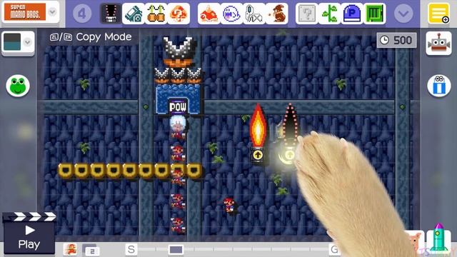 Super Mario Maker - Mario All-Star Mod - All Items, Enemies and Themes смотреть онлайн