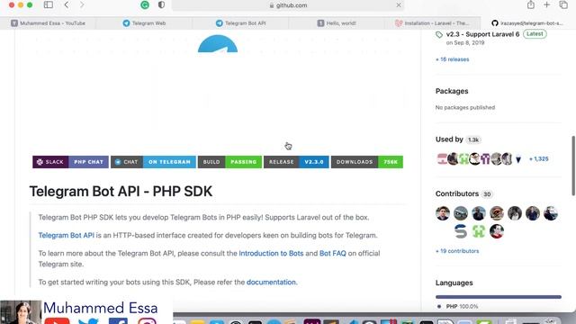 1 Laravel & Telegram Bot смотреть онлайн
