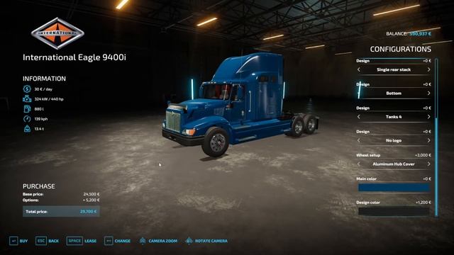 International Eagle 9400i |FS22 Mods #fs22mods