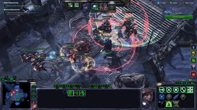 [StarCraft 2] Weekly Mutation #327: Temple of Rebirth (Tychus & Zagara) смотреть онлайн