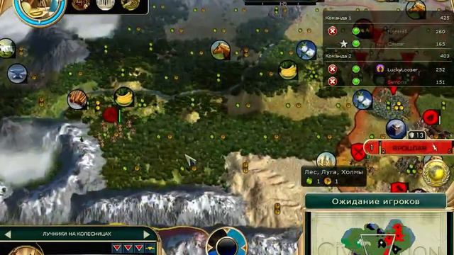 Дуэльно-командный турнир по Civ V. 2х2. Caesar и Finntroll Vs Sempris и LuckyLooser