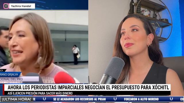 PERIODISTA "IMPARCIAL" NEGOCIA MÁS PRESUPUESTO PARA XÓCHITL ¡EN VIVO! смотреть онлайн