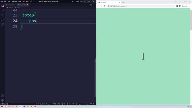 Scroll top button - back to top Using Only HTML & CSS смотреть онлайн