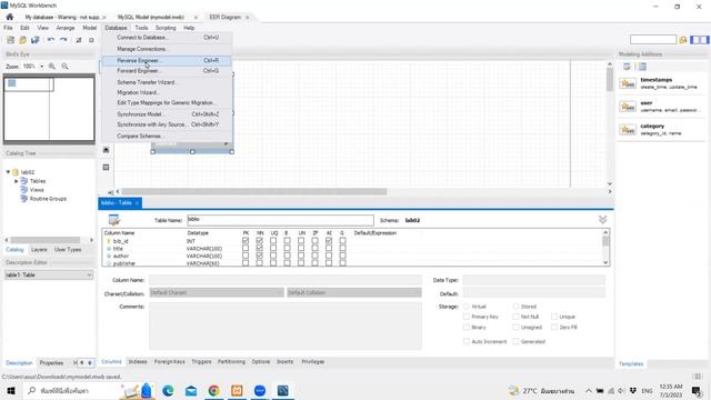 DB Workshop 3 MySQL Workbench easy data model смотреть онлайн