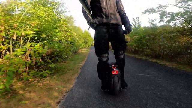 Testing my new action camera and flying on my Electric Unicycle смотреть онлайн