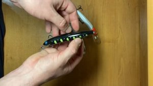 Unboxing  Воблера German Aggressor V3 125 мм по заказу Fmagazin