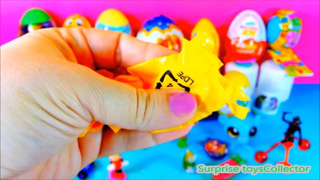 30 Surprise Eggs Angry bird Hello kitty Peppa Iron man kinder Sponge bob barbie Mcqueen смотреть онлайн