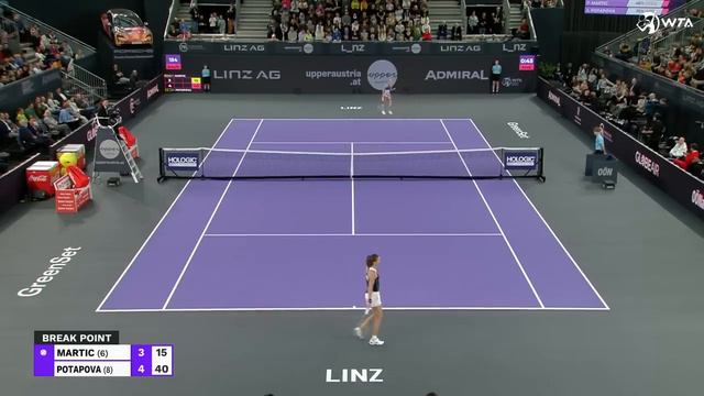 Petra Martic vs. Anastasia Potapova | 2023 Linz Final | WTA Match Highlights смотреть онлайн
