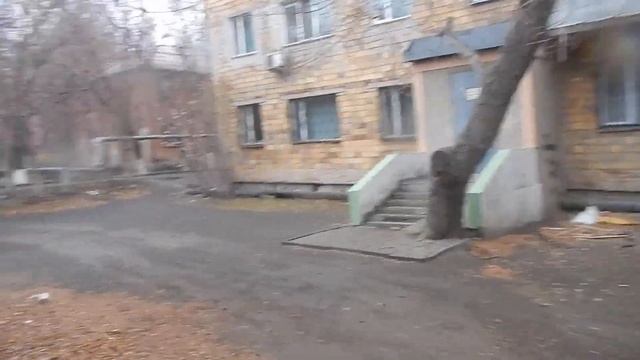 Караганда | улица Пассажирская осенью смотреть онлайн