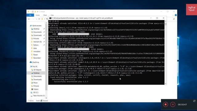 [ERROR SOLVED!] ChatterBot installation Error | How to install SpaCy in Python Windows In Detail смотреть онлайн