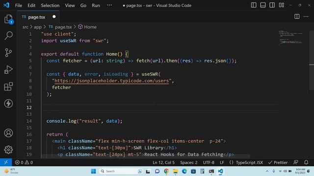 How to Integrate SWR Library with Next JS 13 | SWR React Hooks for Data Fetching смотреть онлайн