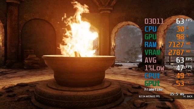 GeForce GTX 1650 -- AMD Ryzen 5 5600G -- For Honor Benchmark смотреть онлайн
