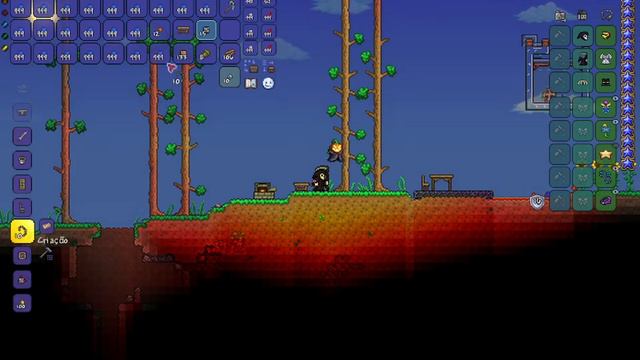 COMO FAZER UMA FARM DE GEL SIMPLES E FACIL NO TERRARIA! смотреть онлайн