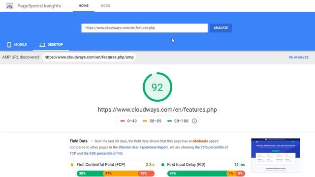 Cloudways Google PageSpeed Test смотреть онлайн