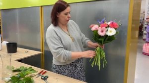 Флористика. Букет из гербер.