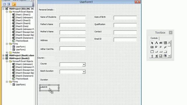 Userform Advanced Level in MS excel in Hindi смотреть онлайн