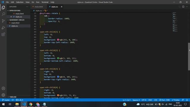 Quadrant Circles Loader using HTML and CSS | Easy to make Coding Projects | The Scrambler смотреть онлайн