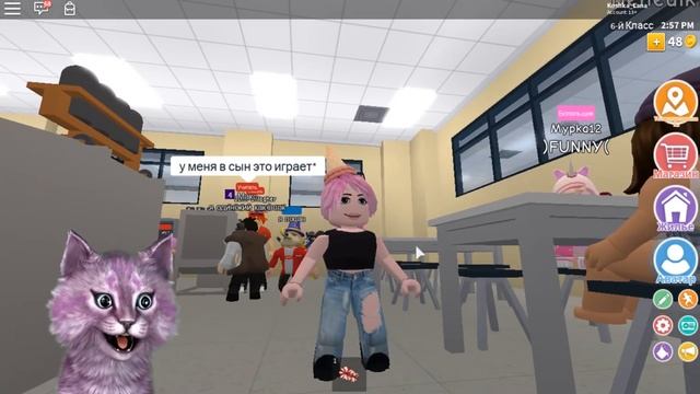 Я ПРОСПАЛА ШКОЛУ?! НЕ САМЫЙ ОБЫЧНЫЙ ДЕНЬ В ШКОЛЕ В РОБЛОКСЕ roblox Robloxian Highschool смотреть онлайн