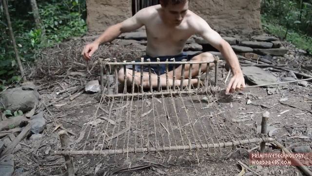 Примитивные технологии: тканое волокно из коры