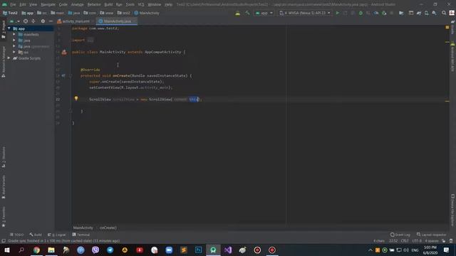 12 - Android - ScrollView смотреть онлайн