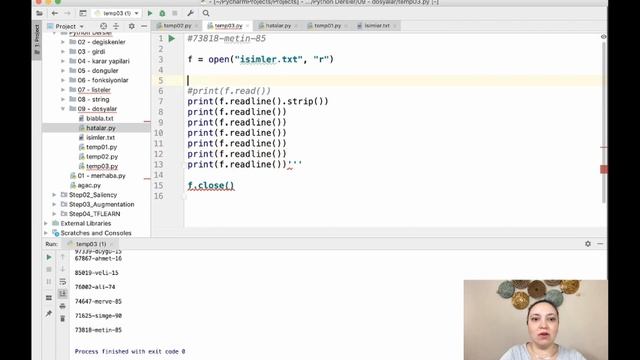 27 - Python ile Dosyadan Okuma ve Ayrıştırma смотреть онлайн