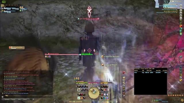 FFXIV: ARR - i126 (i130) Dragoon, 635 DPS 4 minute parse session смотреть онлайн