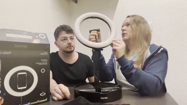 Hama Led Ring Light Spotlight FoldUp 102 - Unboxing 2023 Honest review смотреть онлайн