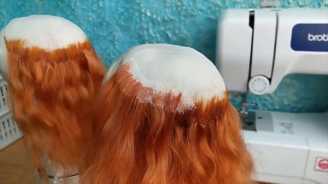 Как сделать парик для куклы из натуральных волос козочки. Волосы для куклы. смотреть онлайн