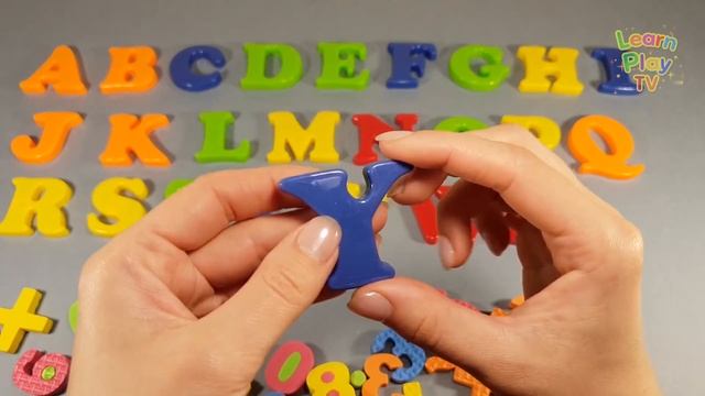 Use Magnetic Alphabet Letters for First Classroom and Learn to Count Numbers and Symbols смотреть онлайн